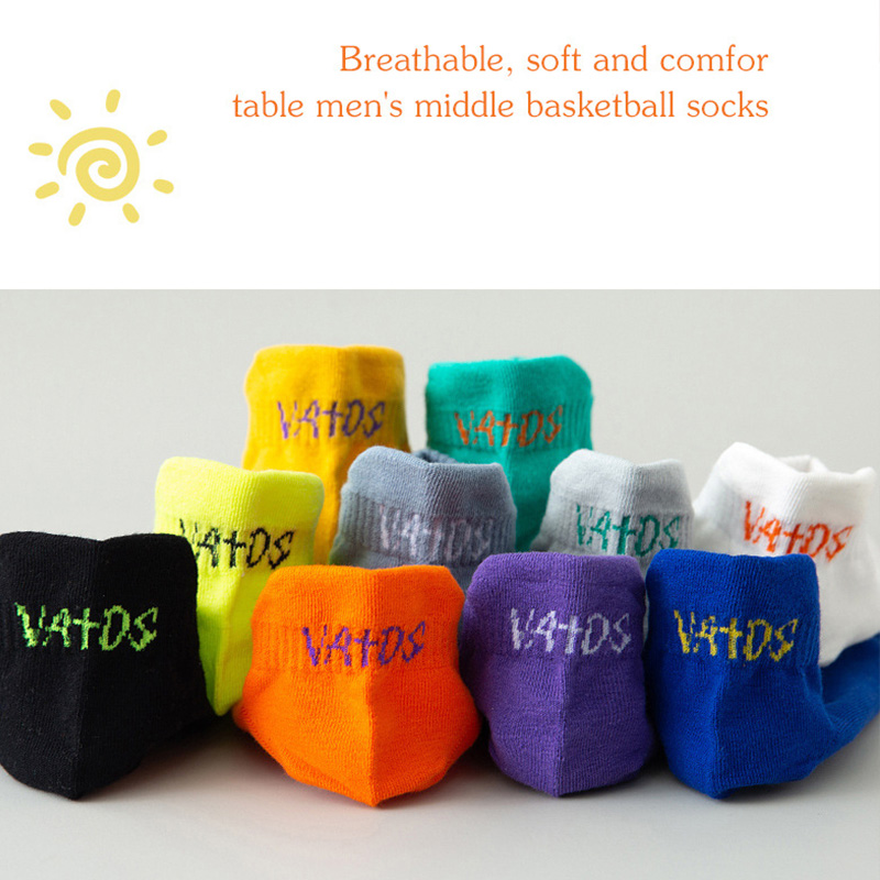AliExpress 5/6/12 Pairs Bright Color Ankle No Show Socks Men Breathable Street Fashion Sport Deodorant Invisible Travel Running Socks, view 6
