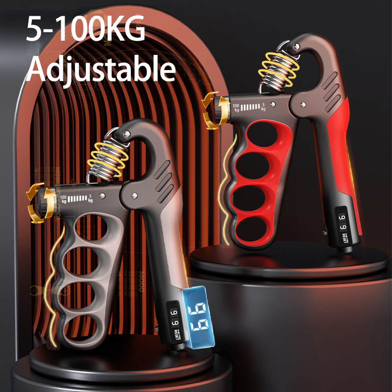 AliExpress 5-60/100/150kg Grip Strength Gym Wrist Expander Hand Strengthener Adjustable Muscle Recovery Fitness Hand Strength Exercise