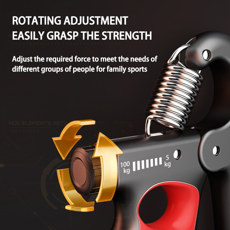 AliExpress 5-60/100/150kg Grip Strength Gym Wrist Expander Hand Strengthener Adjustable Muscle Recovery Fitness Hand Strength Exercise, view 5