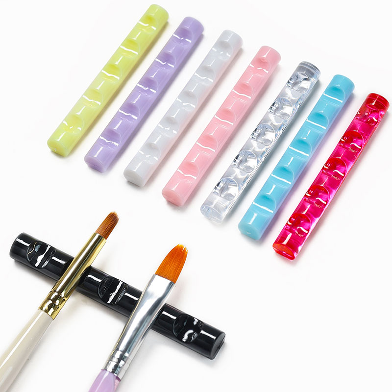 AliExpress 5-Grid Acrylic Nail Brush Rack