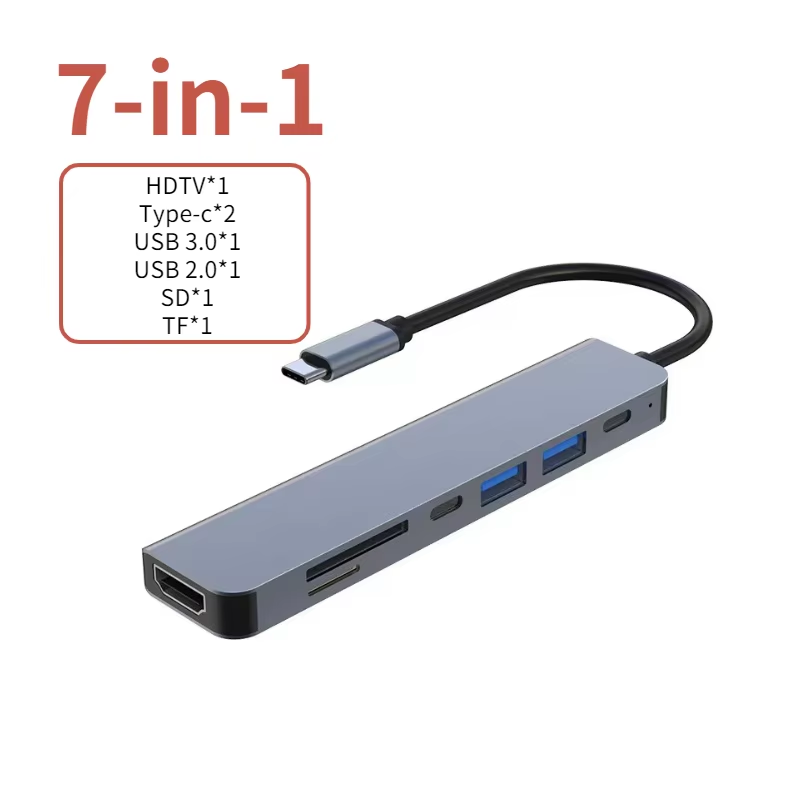 AliExpress 5-in-1 Type-C Hub & USB-C Dock - Multi-Function Adapter for Phone, PC, and Mac, view 4