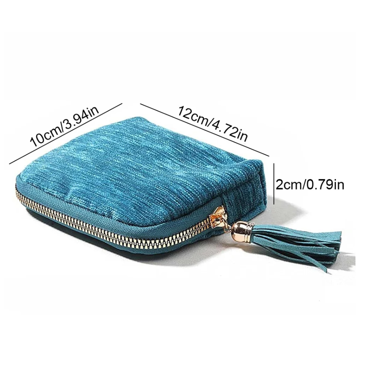 AliExpress 5-Layer Velvet Travel Jewelry Storage Bag, view 4