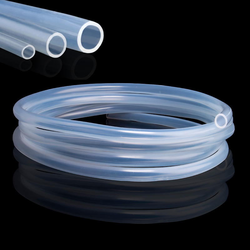 AliExpress 5 Meters Transparent Food Grade Silicone Tube 2 4 6 8 10 12 Flexible Garden Rubber Hose Aquarium Soft Tubing Silicone Pipe, view 2