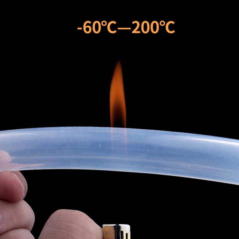 AliExpress 5 Meters Transparent Food Grade Silicone Tube 2 4 6 8 10 12 Flexible Garden Rubber Hose Aquarium Soft Tubing Silicone Pipe, view 6