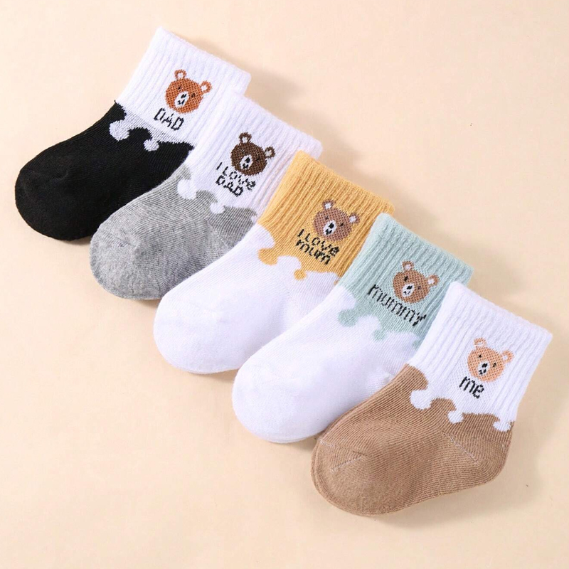 AliExpress 5 Pairs Baby Socks Low Cut Stretch Ankle Socks Infant Socks for Newborn Toddler Boys Girls Baby Socks, view 2