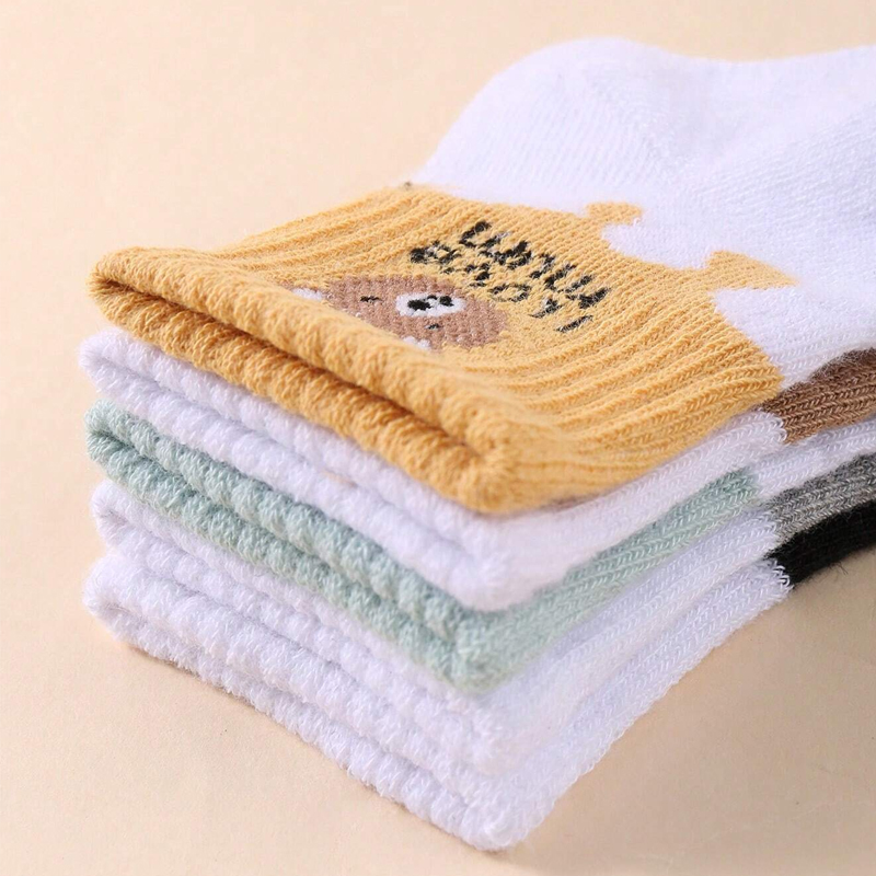AliExpress 5 Pairs Baby Socks Low Cut Stretch Ankle Socks Infant Socks for Newborn Toddler Boys Girls Baby Socks, view 4