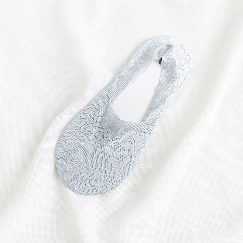 AliExpress 5 Pairs Fashion Women Girls Summer Socks Style Lace Flower Short Sock Antiskid Invisible Ankle Socks New 7 colors, view 6