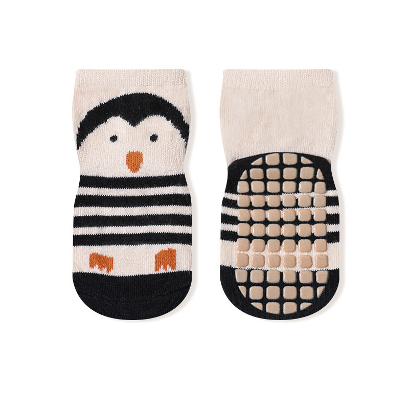 AliExpress 5 Pairs Kids Non-Slip Socks Cute Cartoon Pattern Baby Boys Girls Floor Socks Comfortable Breathable for Toddler Children, view 6