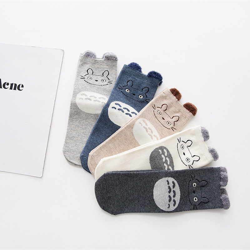 AliExpress 5 pairs lot pack women socks The New arrival Stereo ear cartoon animals happy funny cotton cute socks Feather yarn socks, view 3