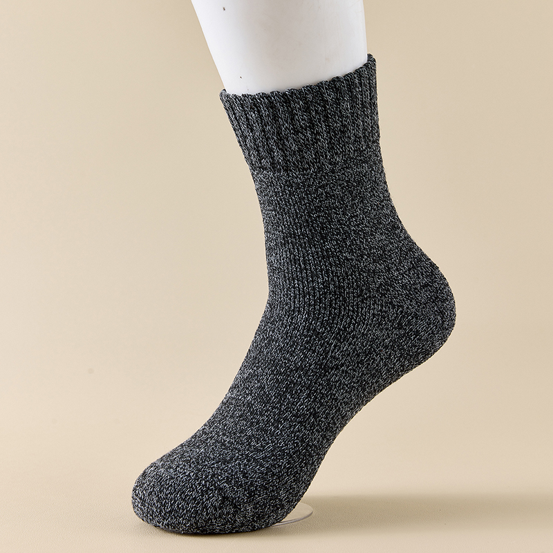 AliExpress 5 Pairs Man Winter Warm Socks Man's Outdoor Long Socks Cold Resistant Frost Proof Snow Socks Men's Thick Floor Socks Towel Socks, view 6