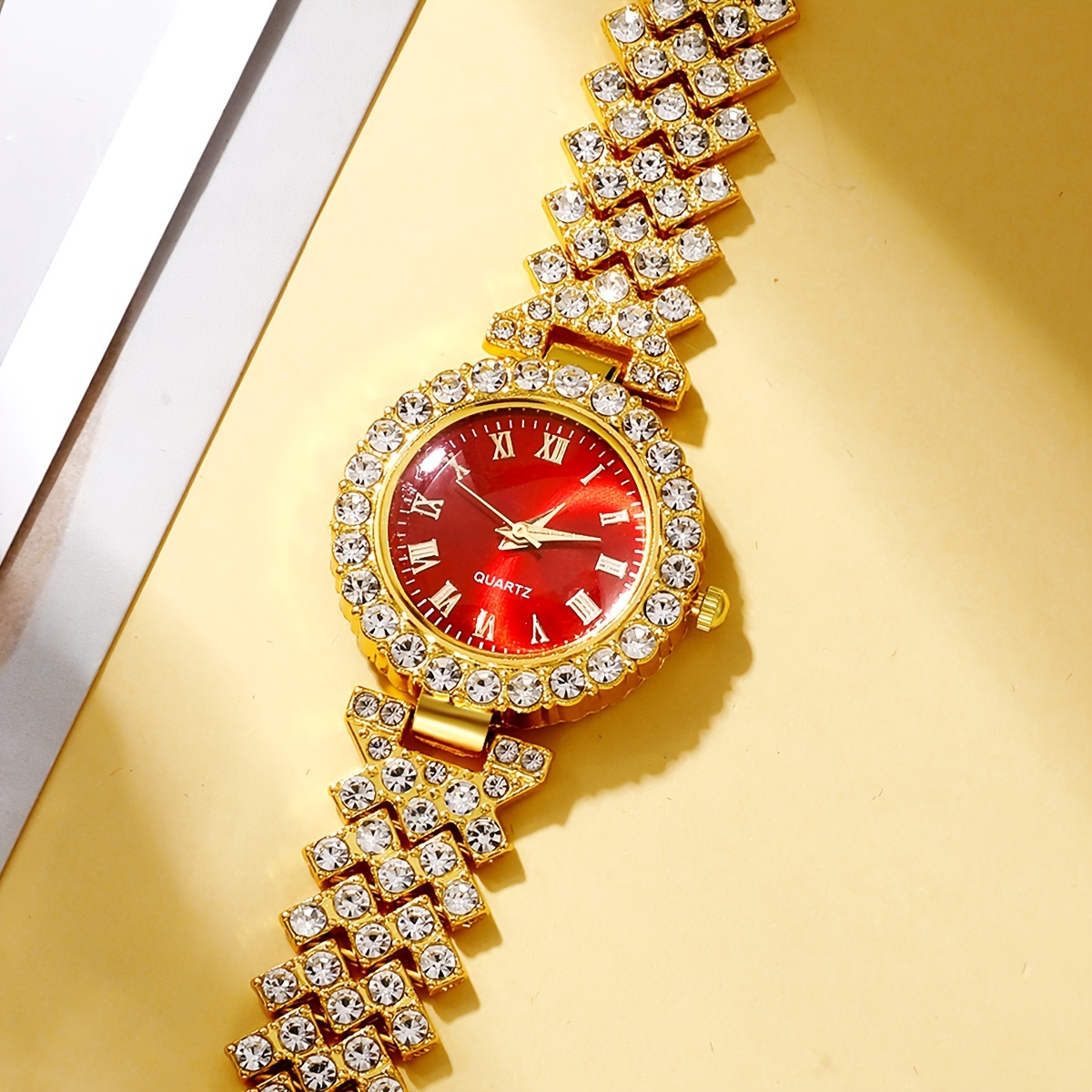 AliExpress 5-Piece Gemstone Women's Quartz Watch Set, view 3