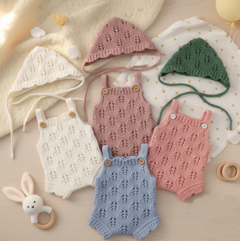 AliExpress 5 Styles Cutest Sweather Outfits for Size 10-12 Inch Bebe Reborn Dolls Soft Touch Feeling Handmade High Quality Clothes With Hat, view 5
