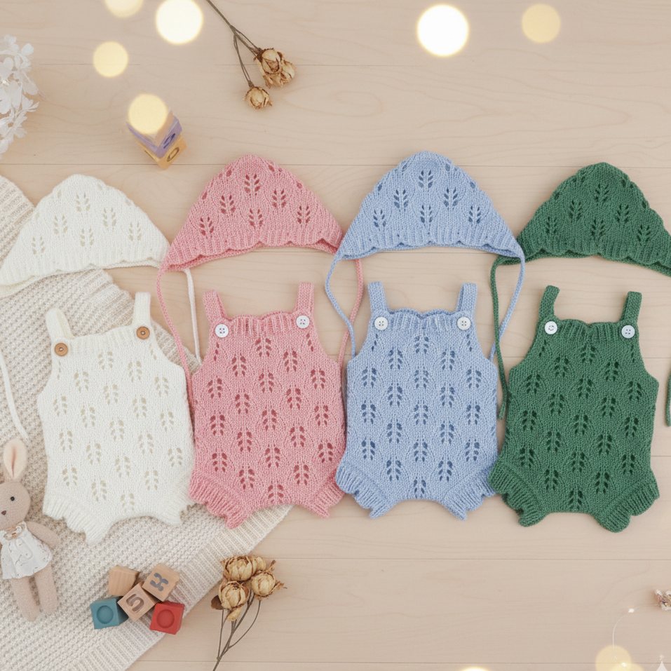 AliExpress 5 Styles Cutest Sweather Outfits for Size 10-12 Inch Bebe Reborn Dolls Soft Touch Feeling Handmade High Quality Clothes With Hat, view 6
