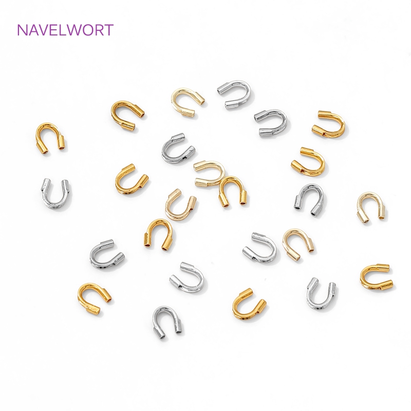 AliExpress 18K Gold Plated Brass U-Shape Wire Guardians, view 2