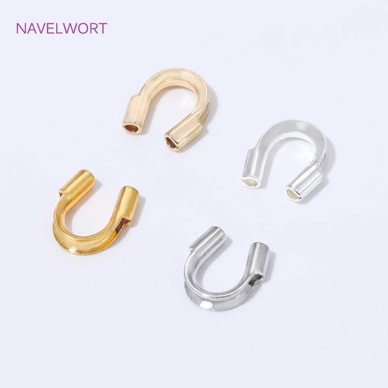 AliExpress 18K Gold Plated Brass U-Shape Wire Guardians, view 5
