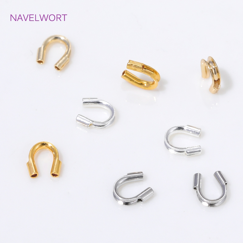 AliExpress 18K Gold Plated Brass U-Shape Wire Guardians, view 6