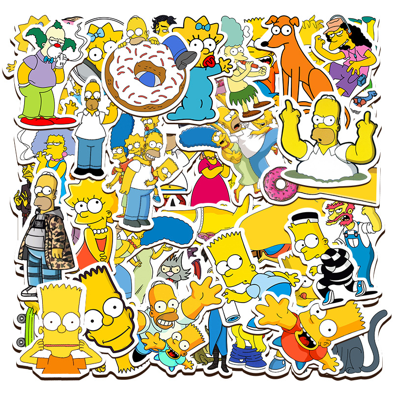 AliExpress 50/100PCS Cartoon Sticker Luggage Skateboard Laptop Waterproof Decorative Graffiti Sticker