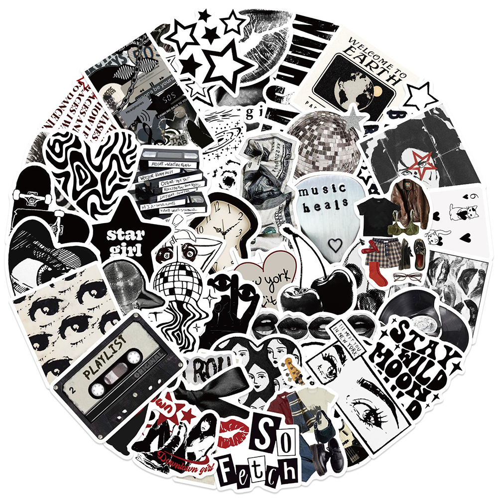 AliExpress 50/100pcs Downtown Girls Aesthetic Stickers Y2K Cartoon Graffiti Decals DIY Phone Laptop Notebook Waterproof Sticker Kids Toys, view 3