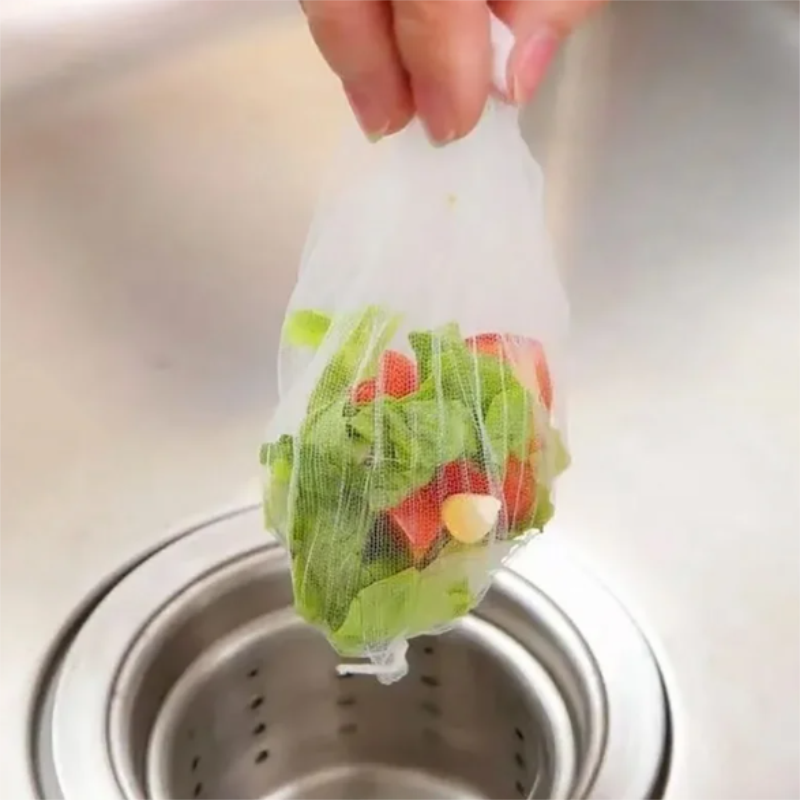 AliExpress Disposable Mesh Sink Strainer Bags (50-200 Pack), view 2
