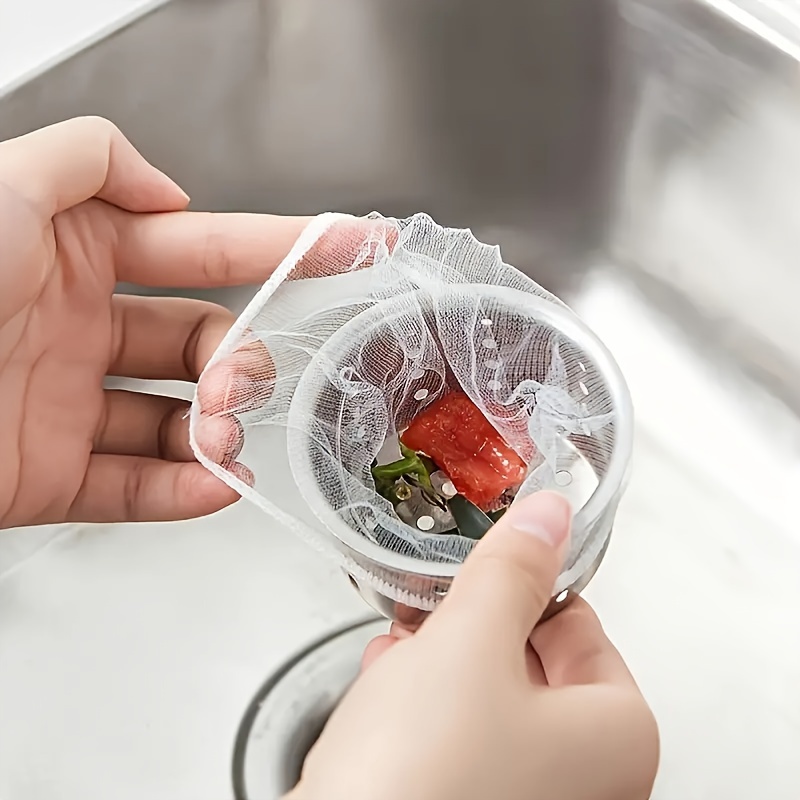 AliExpress Disposable Mesh Sink Strainer Bags (50-200 Pack), view 4