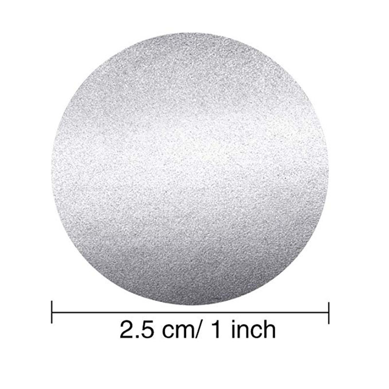 AliExpress 50-300pcs Silver Scratch Off Stickers Round Shape Labels Sticker DIY Handmade For Game Scratch Sticker Labels Stationery, view 4