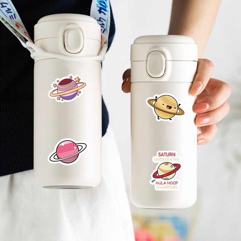 AliExpress 50-300pcs Space Planet Astronaut Stickers Cartoon Cute Decals Stationery Guitar Phone Bicycle Laptop Luggage Car Graffiti, view 3