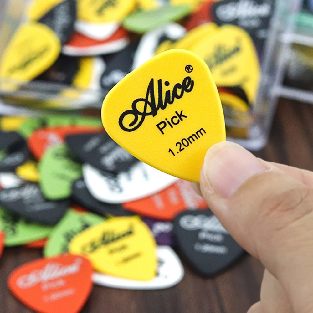 AliExpress 50 Pieces Guitar Picks Thicknesses 0.58/0.71/0.81/0.96/1.2/1.5mm ABS Premium for Acoustic Electric Guitar Bass Ukulele Plectrums, view 3