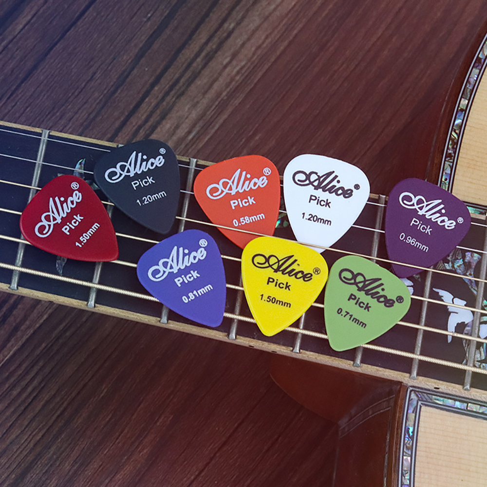 AliExpress 50 Pieces Guitar Picks Thicknesses 0.58/0.71/0.81/0.96/1.2/1.5mm ABS Premium for Acoustic Electric Guitar Bass Ukulele Plectrums, view 4