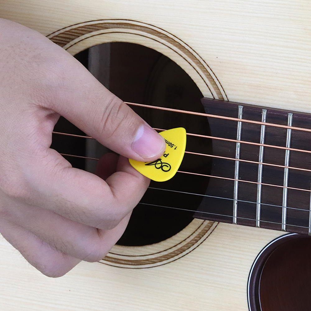 AliExpress 50 Pieces Guitar Picks Thicknesses 0.58/0.71/0.81/0.96/1.2/1.5mm ABS Premium for Acoustic Electric Guitar Bass Ukulele Plectrums, view 5