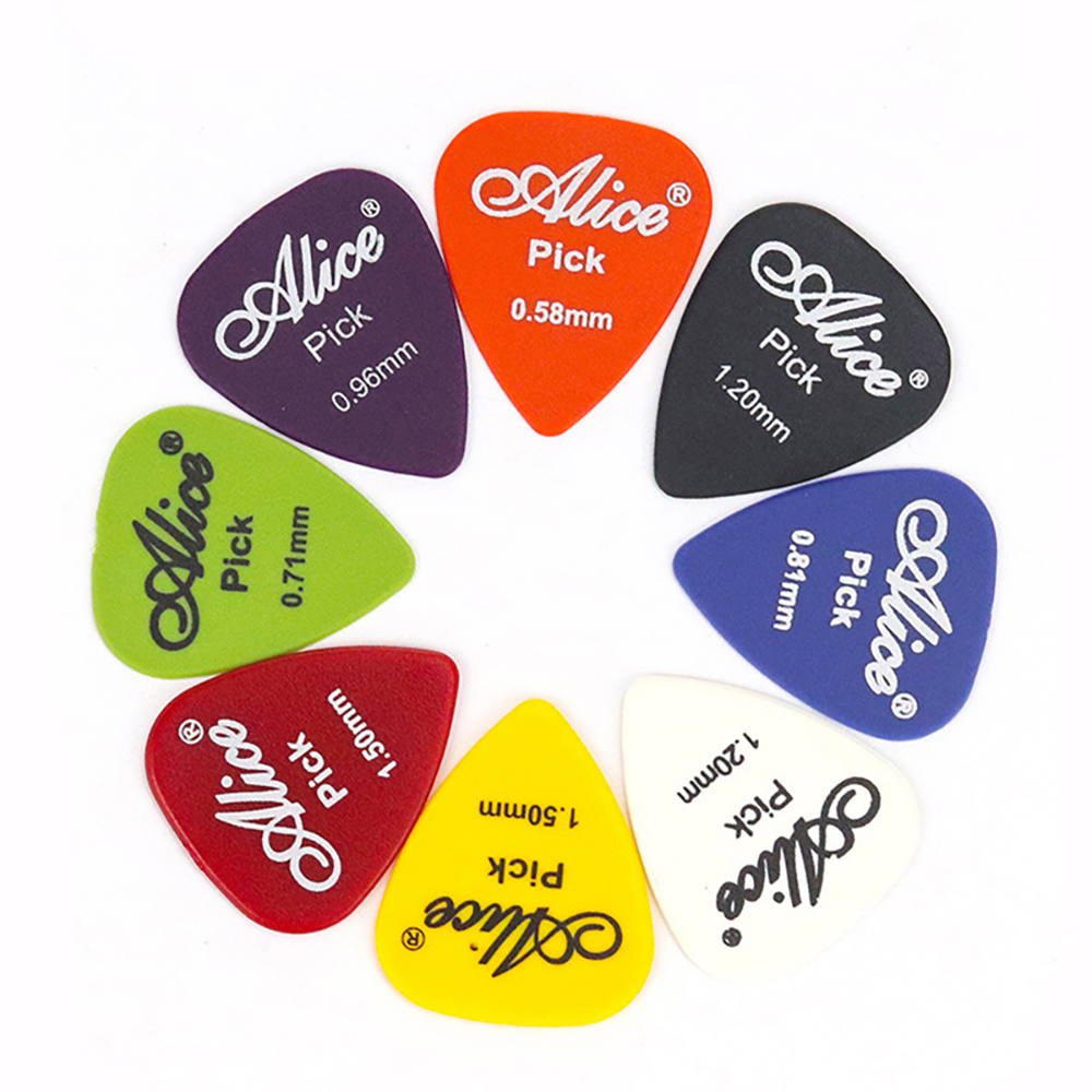 AliExpress 50 Pieces Guitar Picks Thicknesses 0.58/0.71/0.81/0.96/1.2/1.5mm ABS Premium for Acoustic Electric Guitar Bass Ukulele Plectrums, view 6