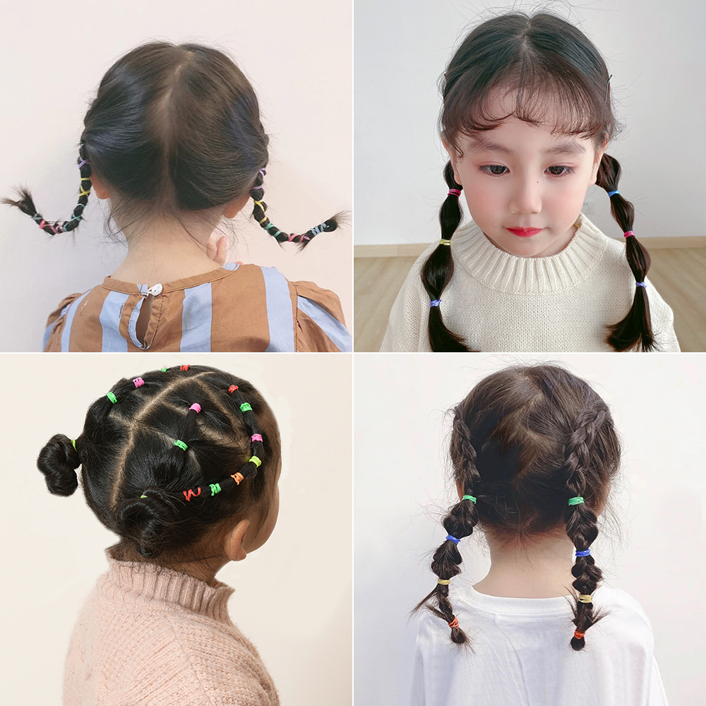 AliExpress Disposable Rubber Hair Ties for Kids (500-Pack), view 2