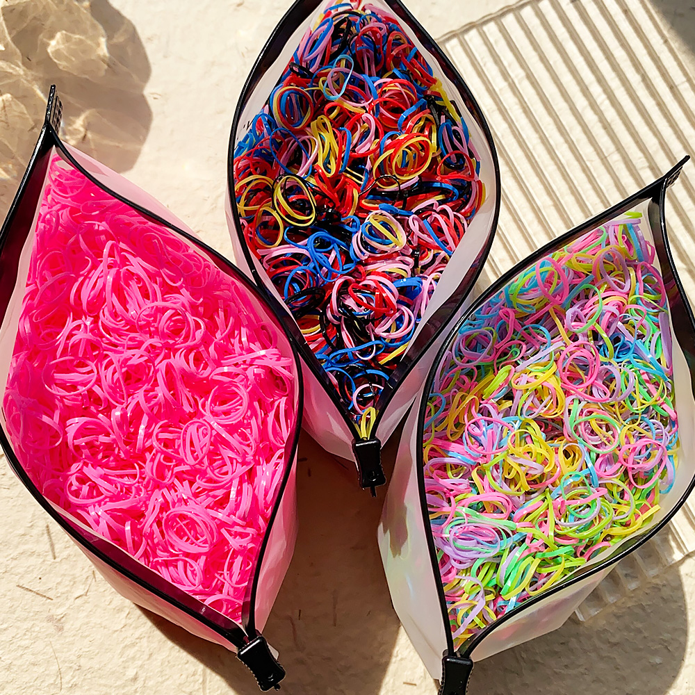 AliExpress Disposable Rubber Hair Ties for Kids (500-Pack), view 3