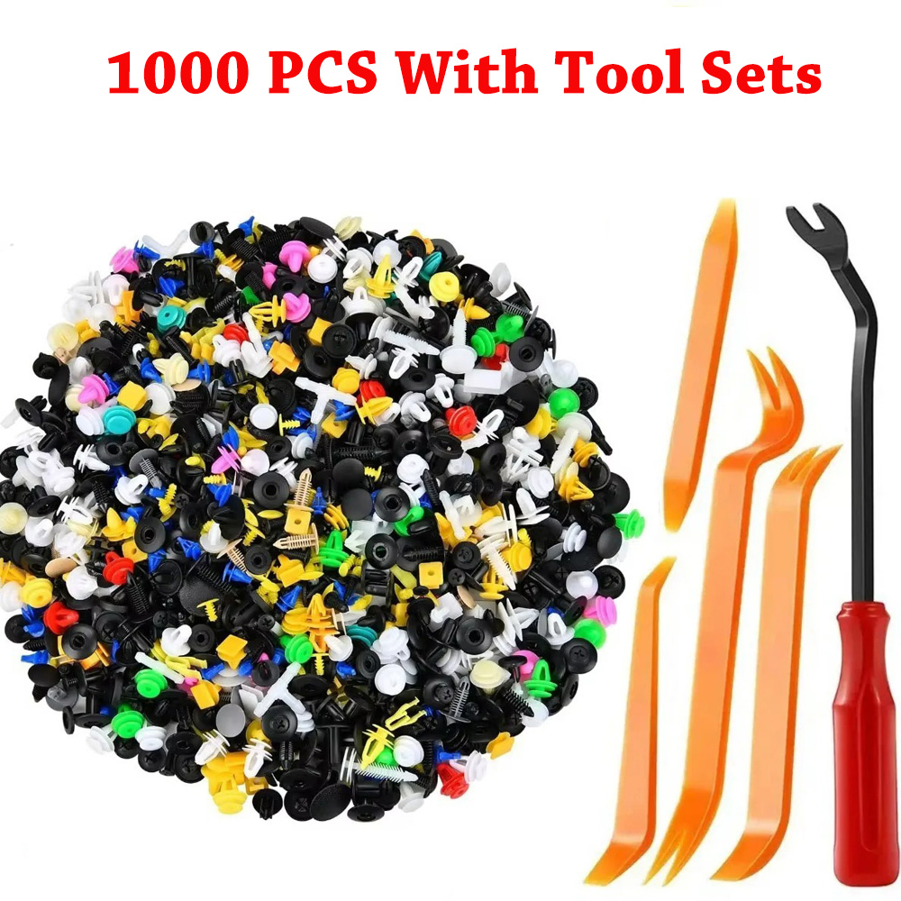 AliExpress 500/200/100Pcs 30 Kinds Universal Mixed Auto Fastener Car Bumper Clips Retainer Car Fastener Rivet Door Panel Liner for All Car, view 5