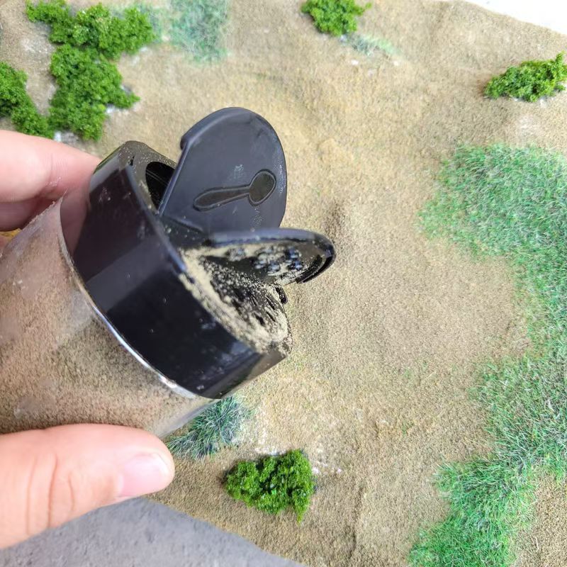 AliExpress 500ml/Bottle Simulation Tree Powder Model Turf Flock Lawn Nylon Grass Powder Train Building Miniature DIY Scene Making Material, view 2