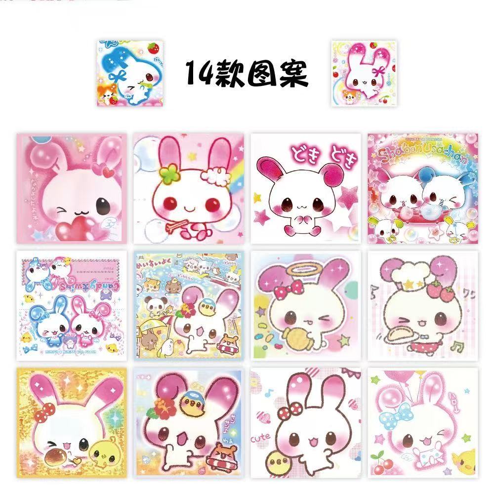 AliExpress 500pcs/Roll Cartoon Retro Cute Y2K Rabbit Sealing Stickers DIY PVC Laptop Decals Decoration Reward Gift Toy, view 3