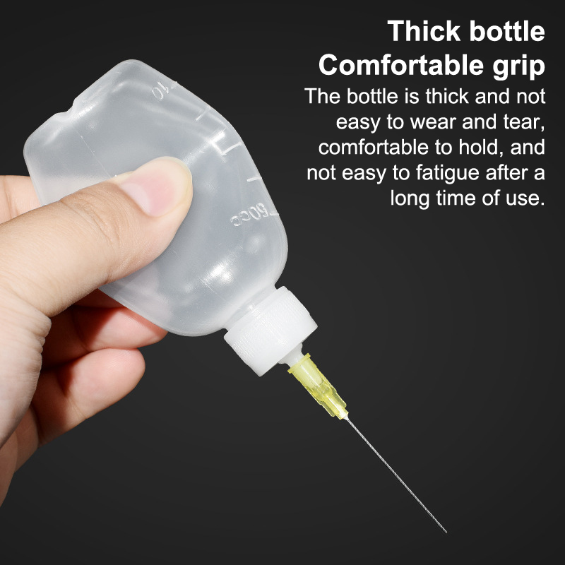 AliExpress 50ML Plastic Liquid Alcohol Bottle For Dispenser Rosin Solder Flux Paste For Phone PCB Cleaning Welding Repair Tools, view 4