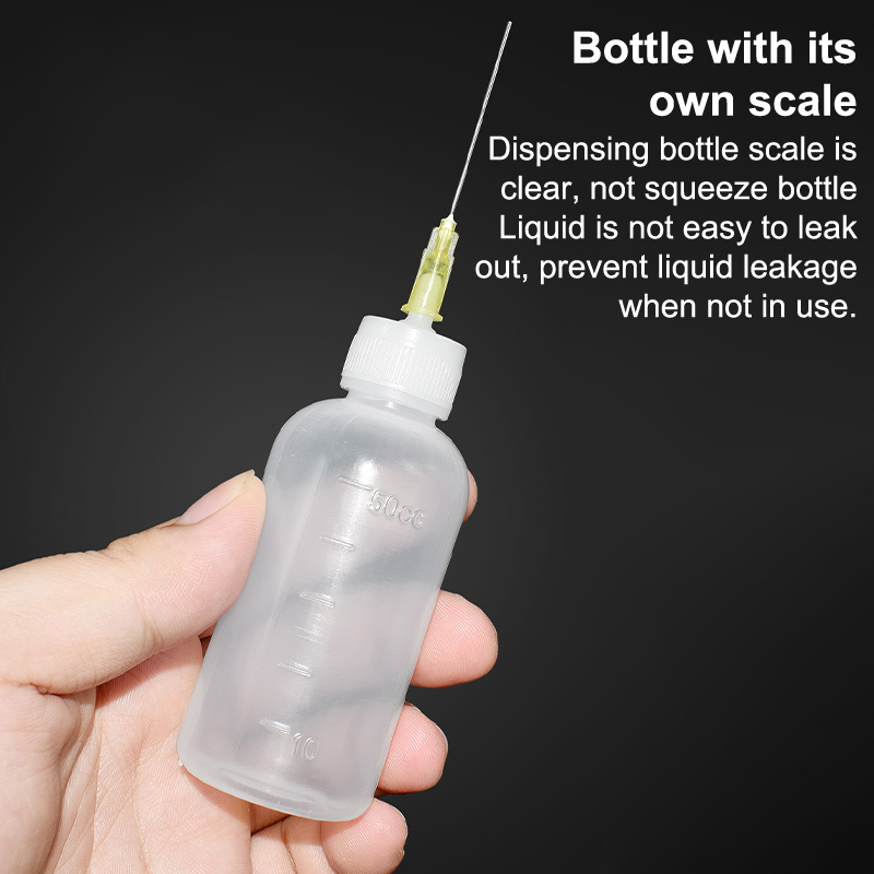 AliExpress 50ML Plastic Liquid Alcohol Bottle For Dispenser Rosin Solder Flux Paste For Phone PCB Cleaning Welding Repair Tools, view 5