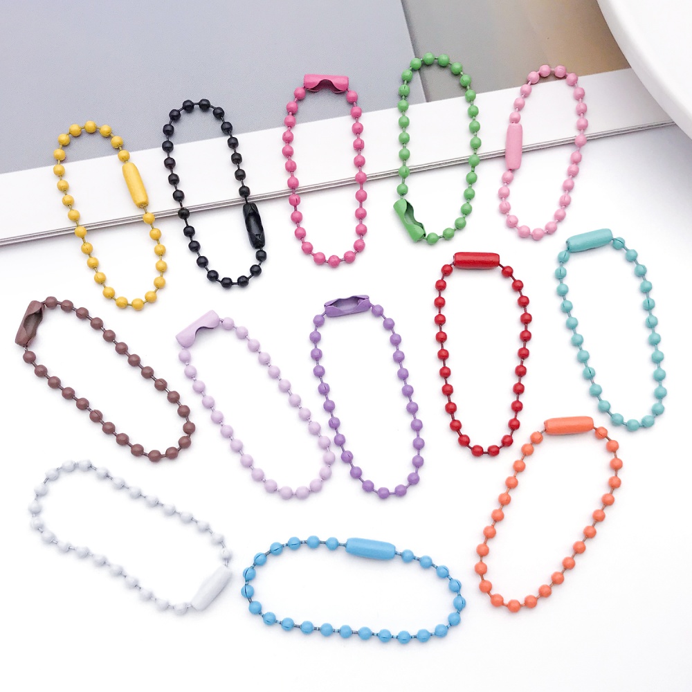 AliExpress 50-Piece Colorful Ball Bead Chains (10 cm), view 6