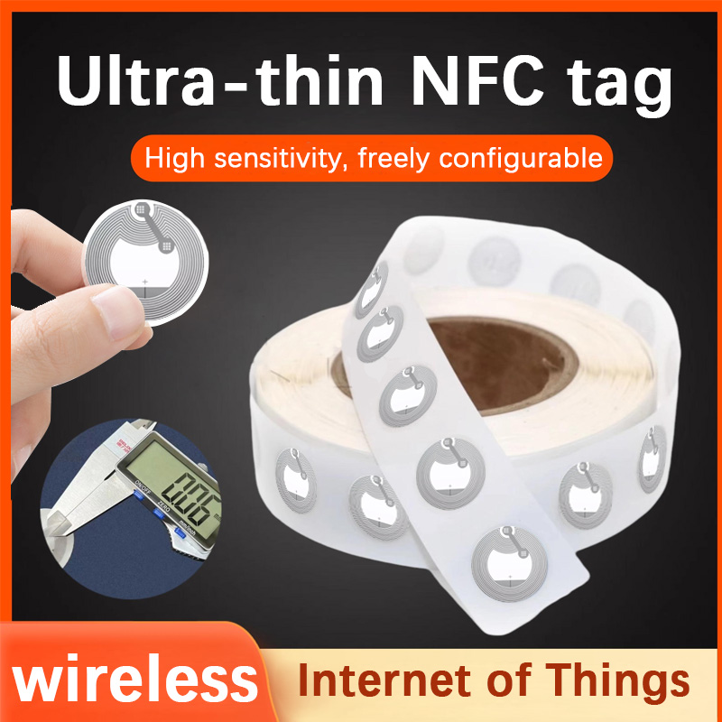 AliExpress 50pcs] 215NFC electronic tag cell phone NFC Ntag round card game card shortcut command music wall share ios shortcut
