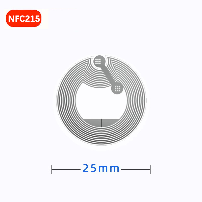 AliExpress 50pcs] 215NFC electronic tag cell phone NFC Ntag round card game card shortcut command music wall share ios shortcut, view 6