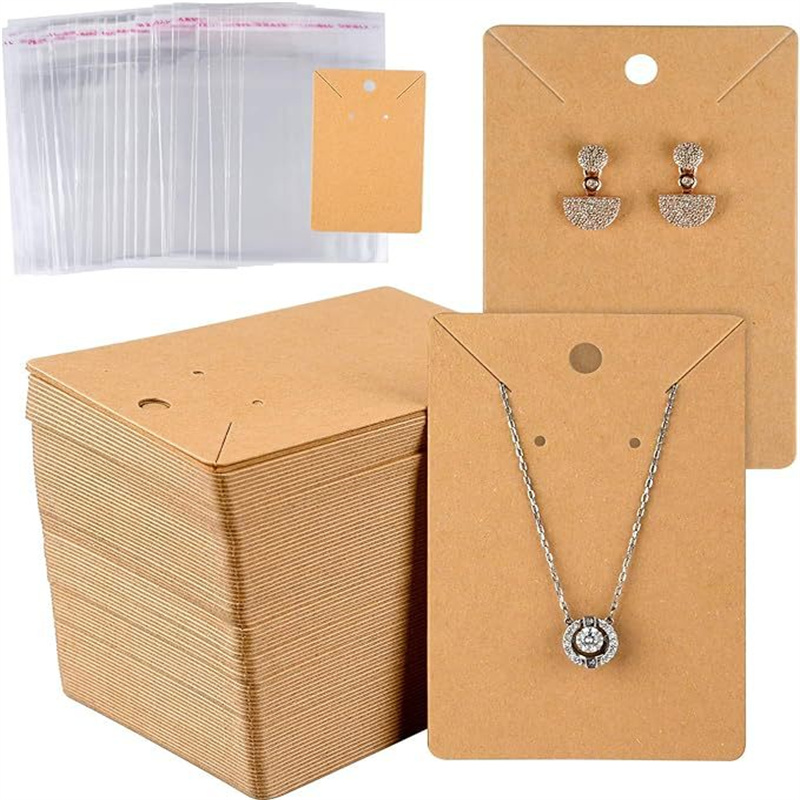 AliExpress Blank Necklace and Earring Display Cards (50-Pack), view 3
