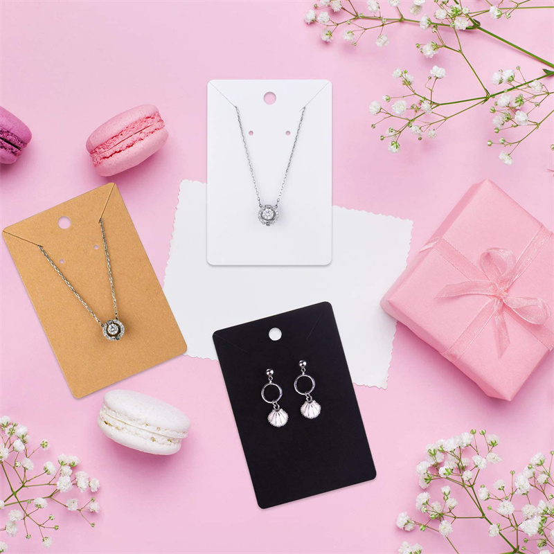 AliExpress Blank Necklace and Earring Display Cards (50-Pack), view 4
