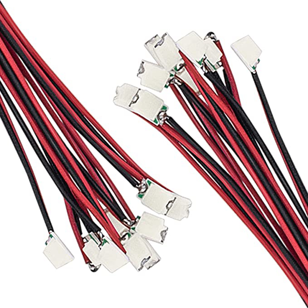 AliExpress 50Pcs/bag 0402 0603 DIY SMD Lamp Wired Micro Litz Led Pre-soldered Chip Wired 3V Railway Model Toy Light DIY Leads Wires 30cm, view 5