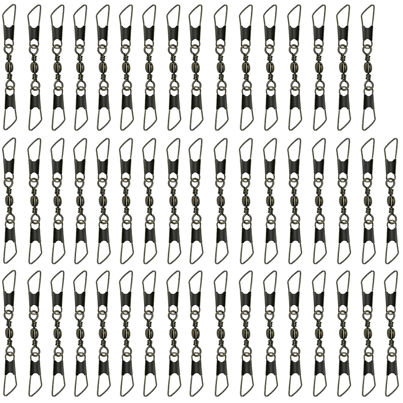 AliExpress 50-Piece Ball Bearing Fishing Swivels with Snaps