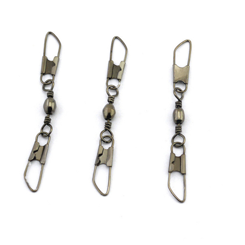 AliExpress 50-Piece Ball Bearing Fishing Swivels with Snaps, view 3