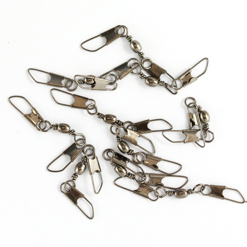 AliExpress 50-Piece Ball Bearing Fishing Swivels with Snaps, view 5