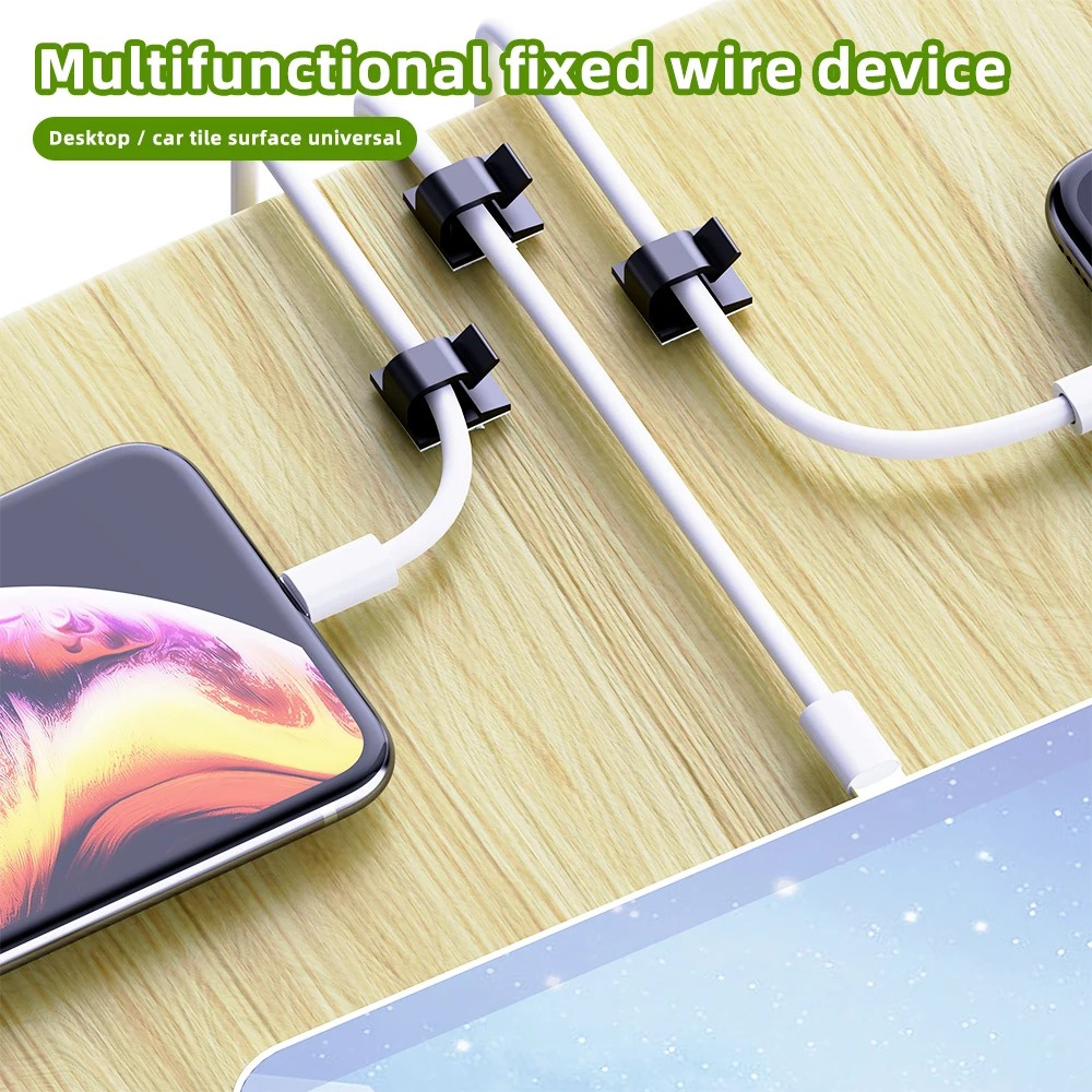 AliExpress Self-Adhesive Desktop Cable Clips (50-Pack), view 2