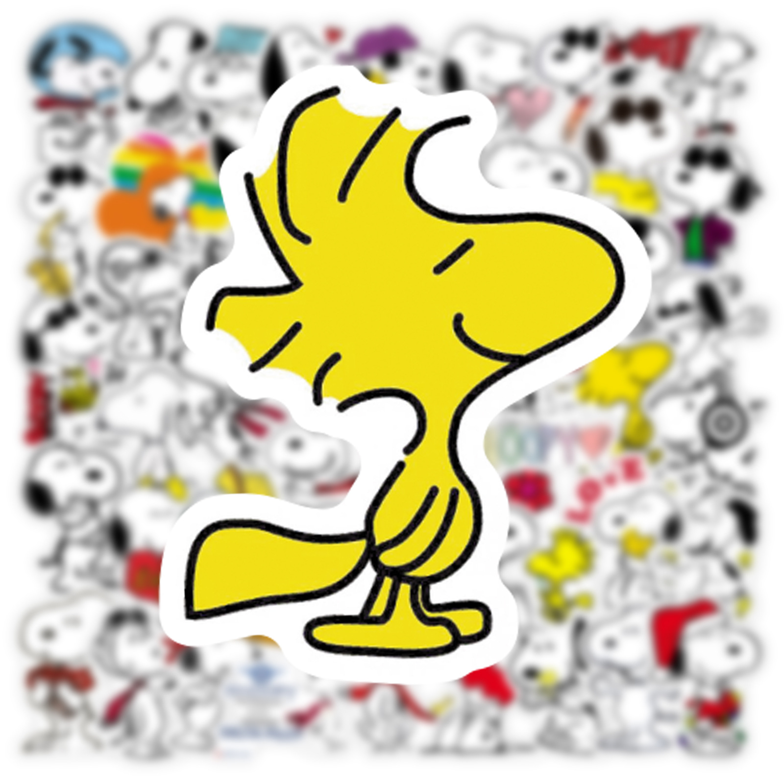 AliExpress 50PCS Cartoon SnoopyDog Stickers for Kids Laptop Skateboard Graffiti Skateboard Laptop Water Bottle Motorcycle Sticker Toy Decal, view 3