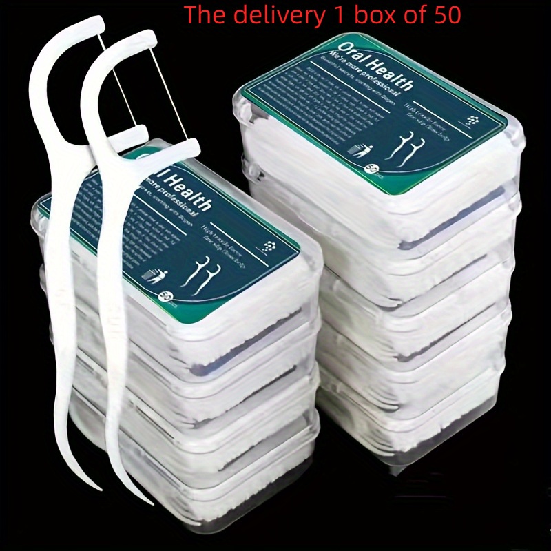 AliExpress Disposable Dental Floss Picks (50-Pack), view 5