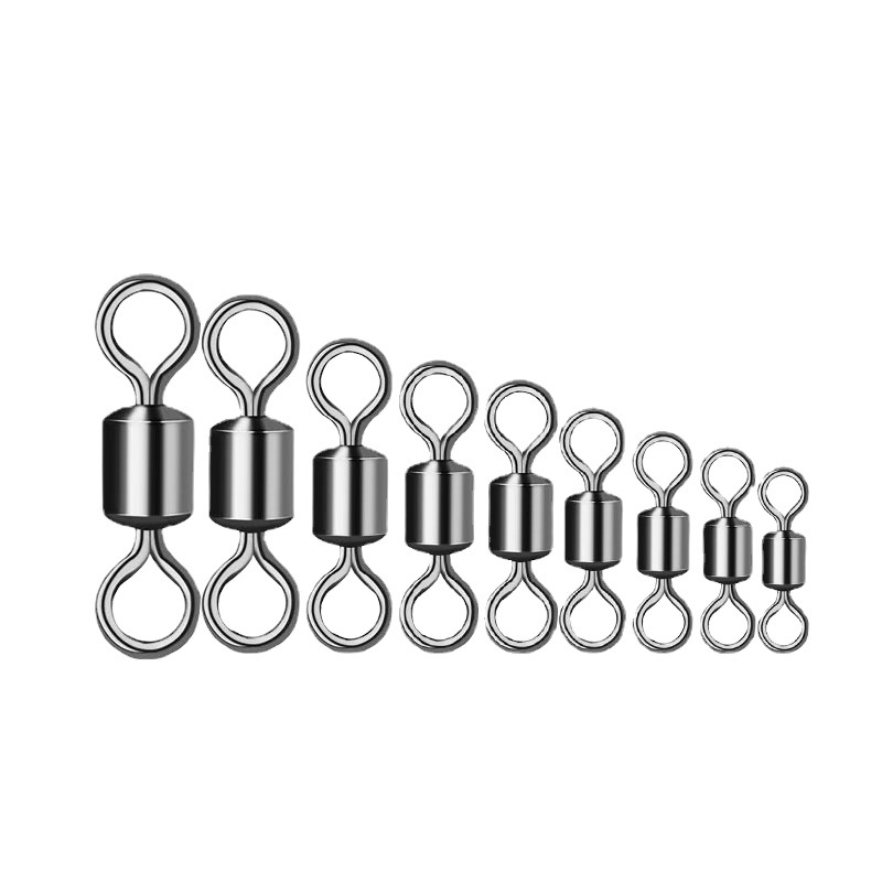 AliExpress Stainless Steel Rolling Fishing Swivels (50-Pack)